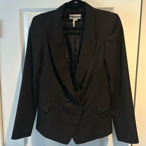 BCBGeneration Black Double Breasted Blazer, Size Medium.